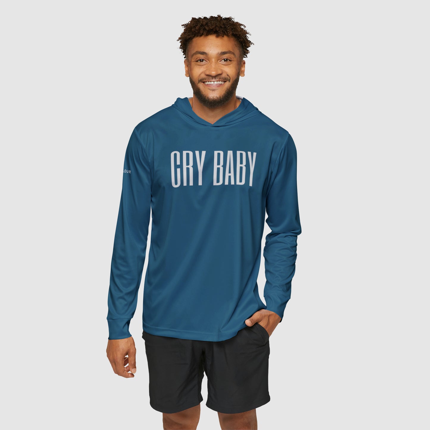 CRY BABY ATHLETIC HOODIE (TEARDROP)