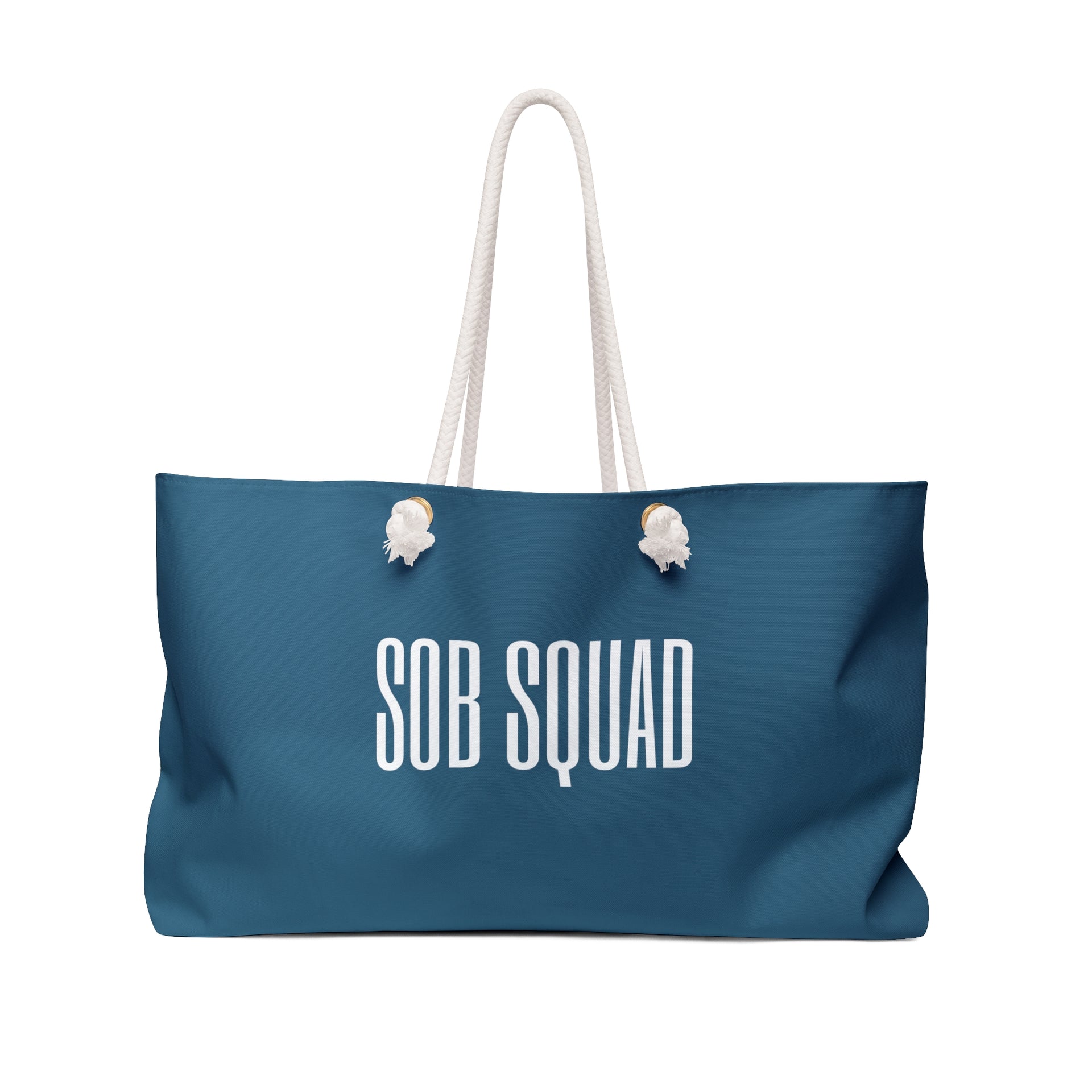 AOS Logo Tote Shopping Bag, blue